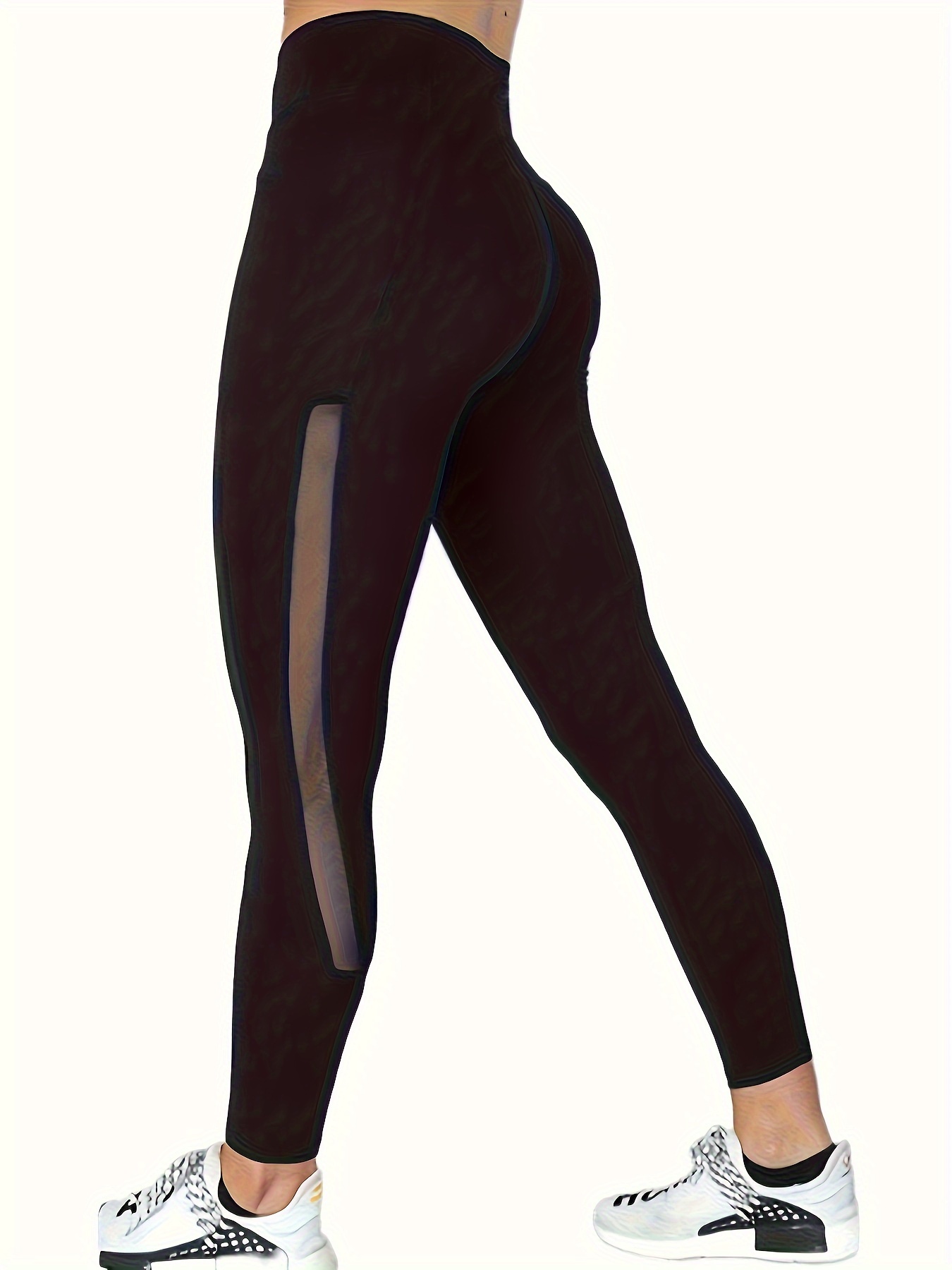 Mesh Leggings With Pockets - Temu