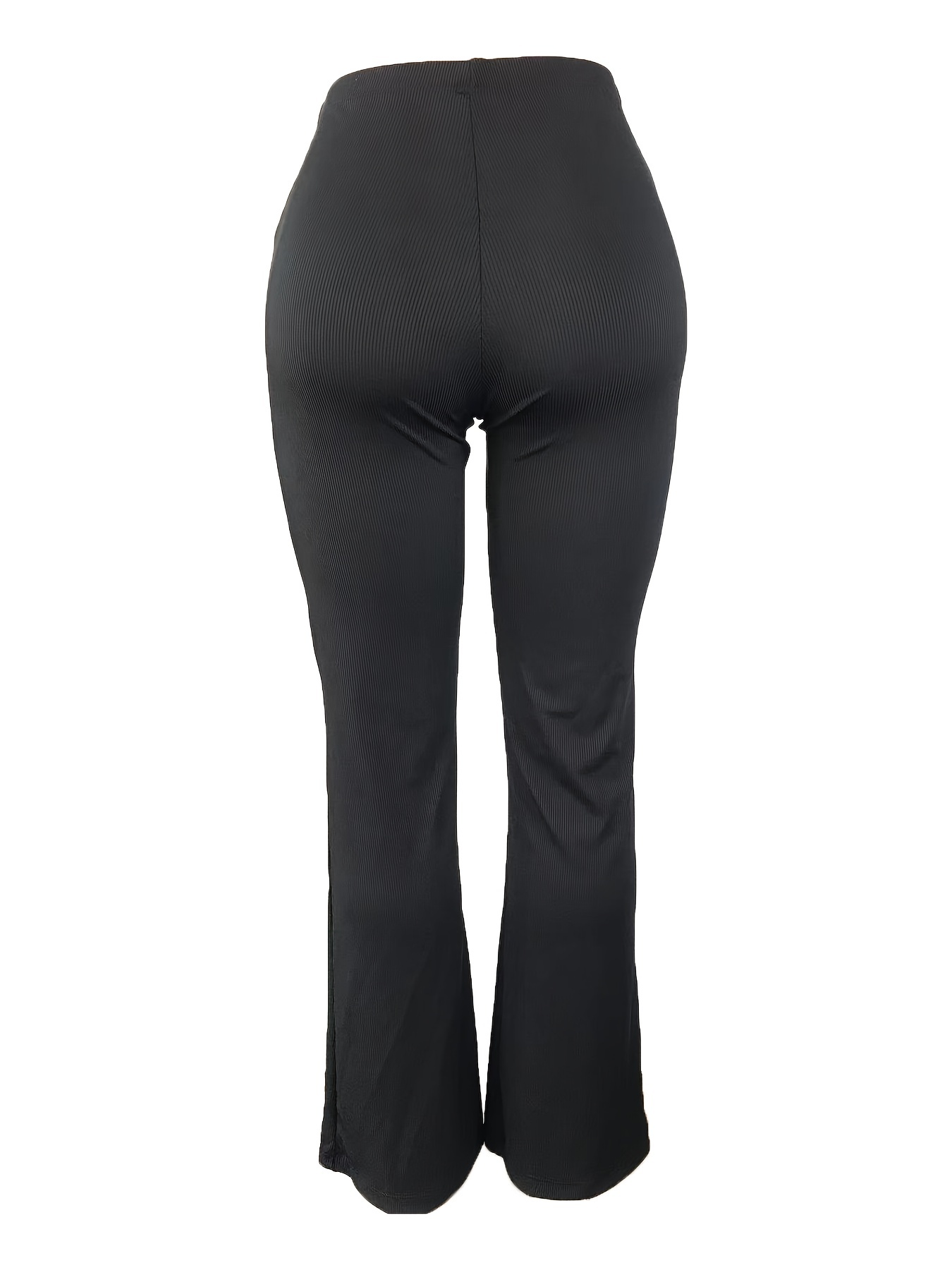 Handyulong Yoga Pants Women's Stretch Workout Relax Fit Super Soft Cargo  Yoga Pants Wide Leg Palazzo Pants Trousers Pockets Large A00-black