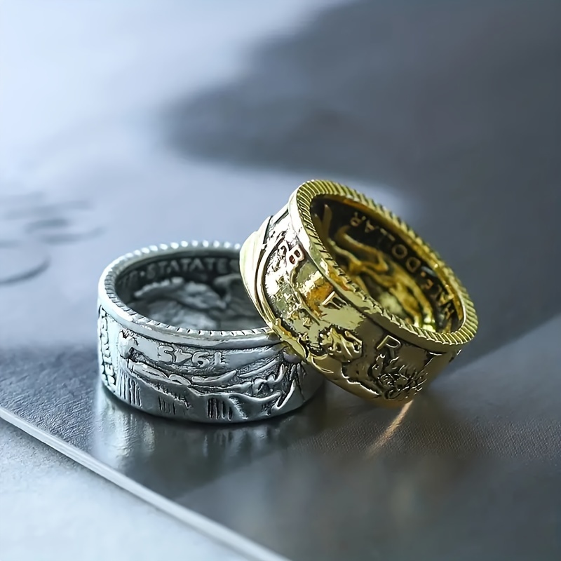 Antique hot sale coin ring