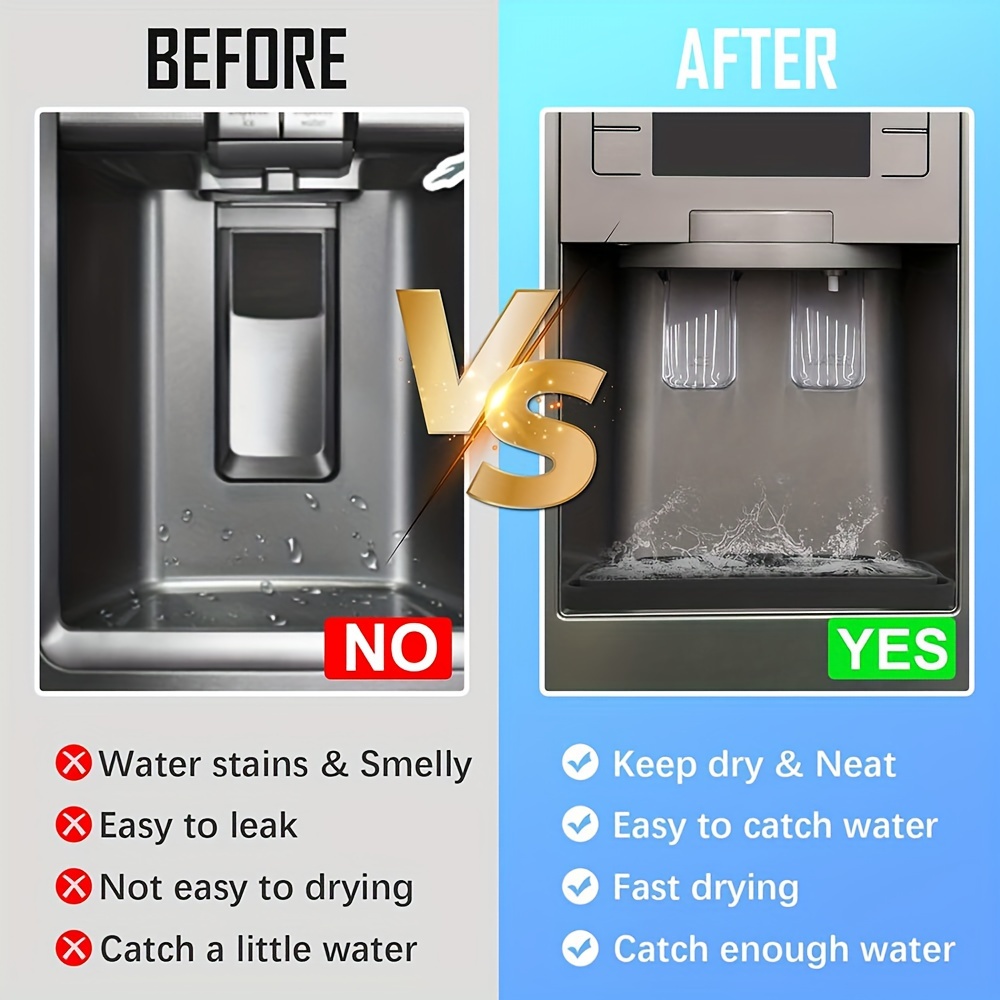 Silicone Refrigerator Drip Tray Freezer Water Dispenser Drip