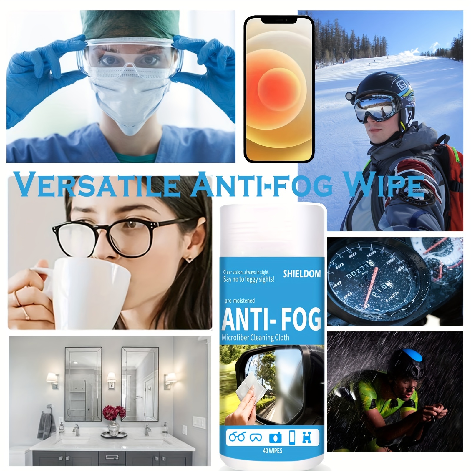 Goggles Cleaner - Anti Fog Lens Cleaner