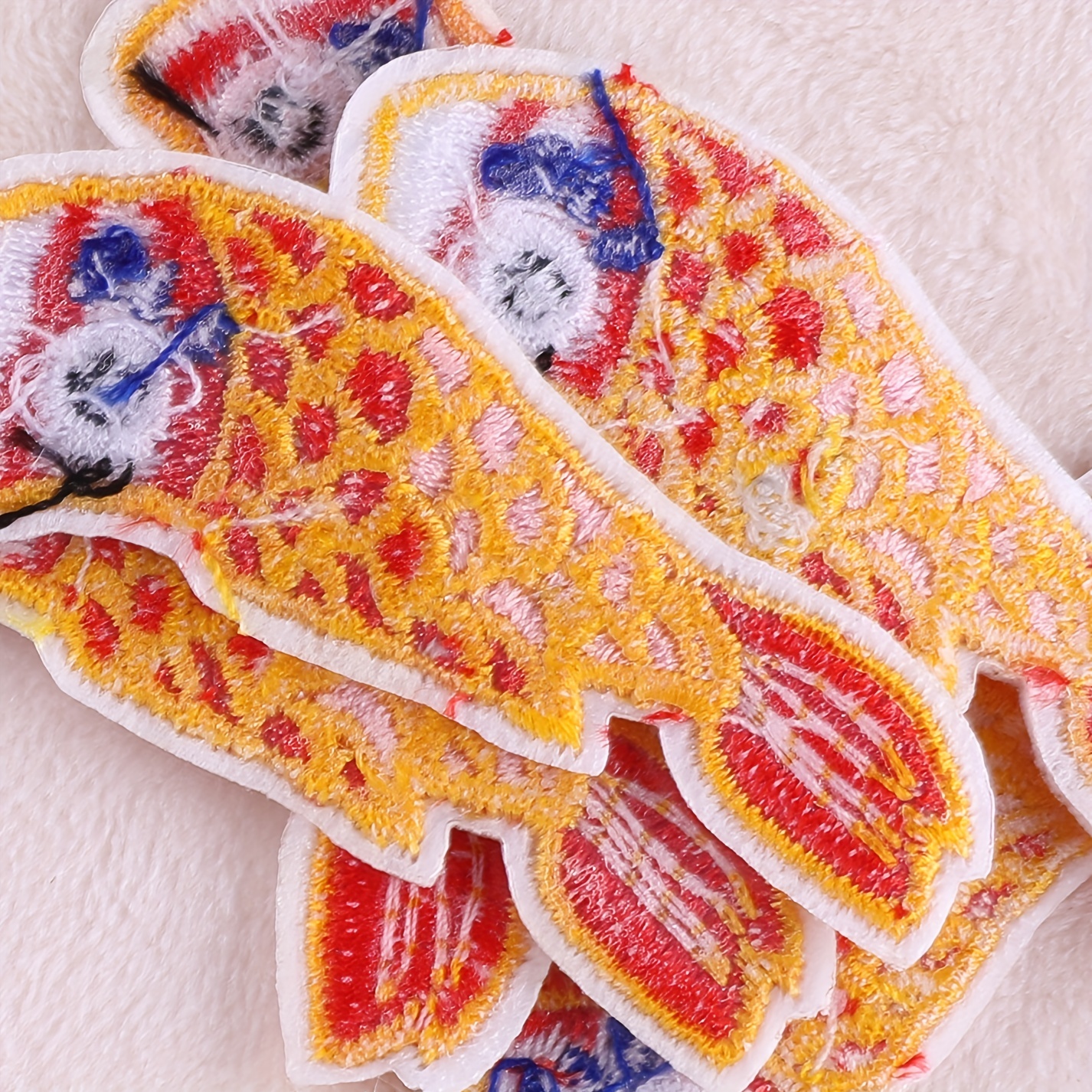 Fish Embroidered Patch — Iron On