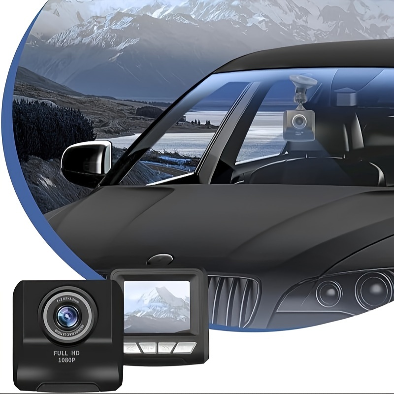 Dash Camera Front And Inside 3.16inchdash Cam 1080p G Sensor - Temu