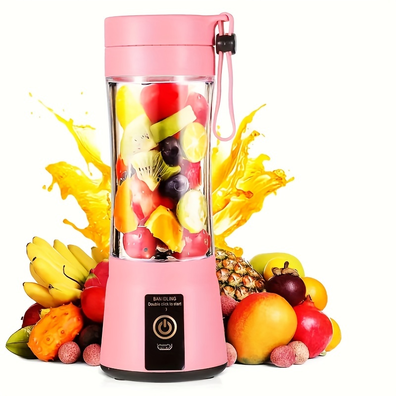 Portable Juicer Cup - 6 Blades, Automatic Electric Blender For