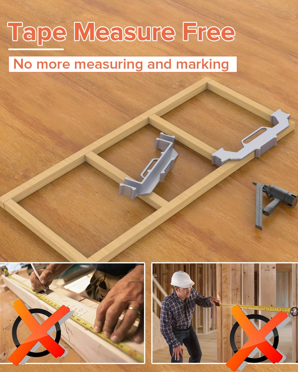 Framing Spacing Tool Aluminum Precision Wall Stud Framing Jig On-center  Stud Layout Tool For Diy Woodworking Frame Walls, Floors, Roofs, Ladders -  Temu New Zealand