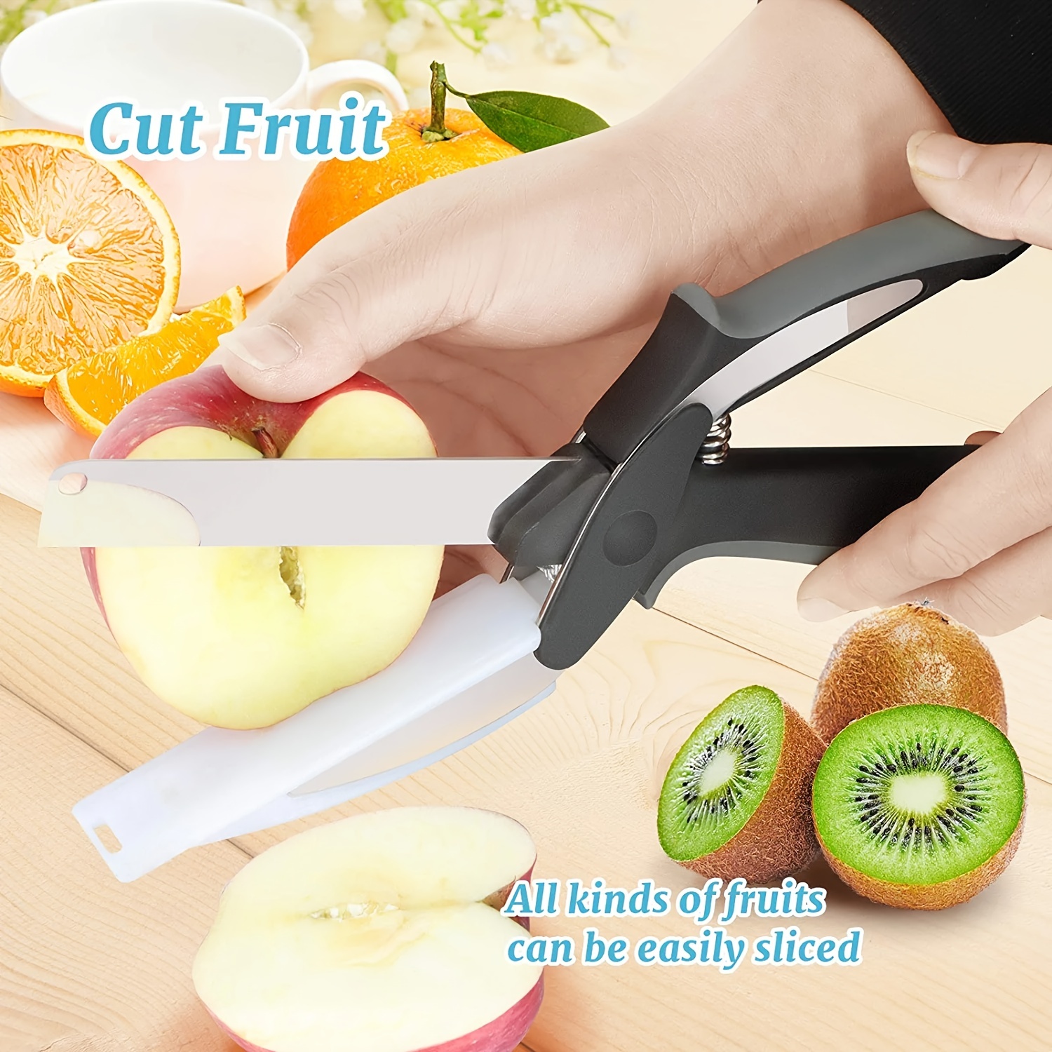 Kitchen Food Cutter Chopper Clever Kitchen Knife with Cutting Board