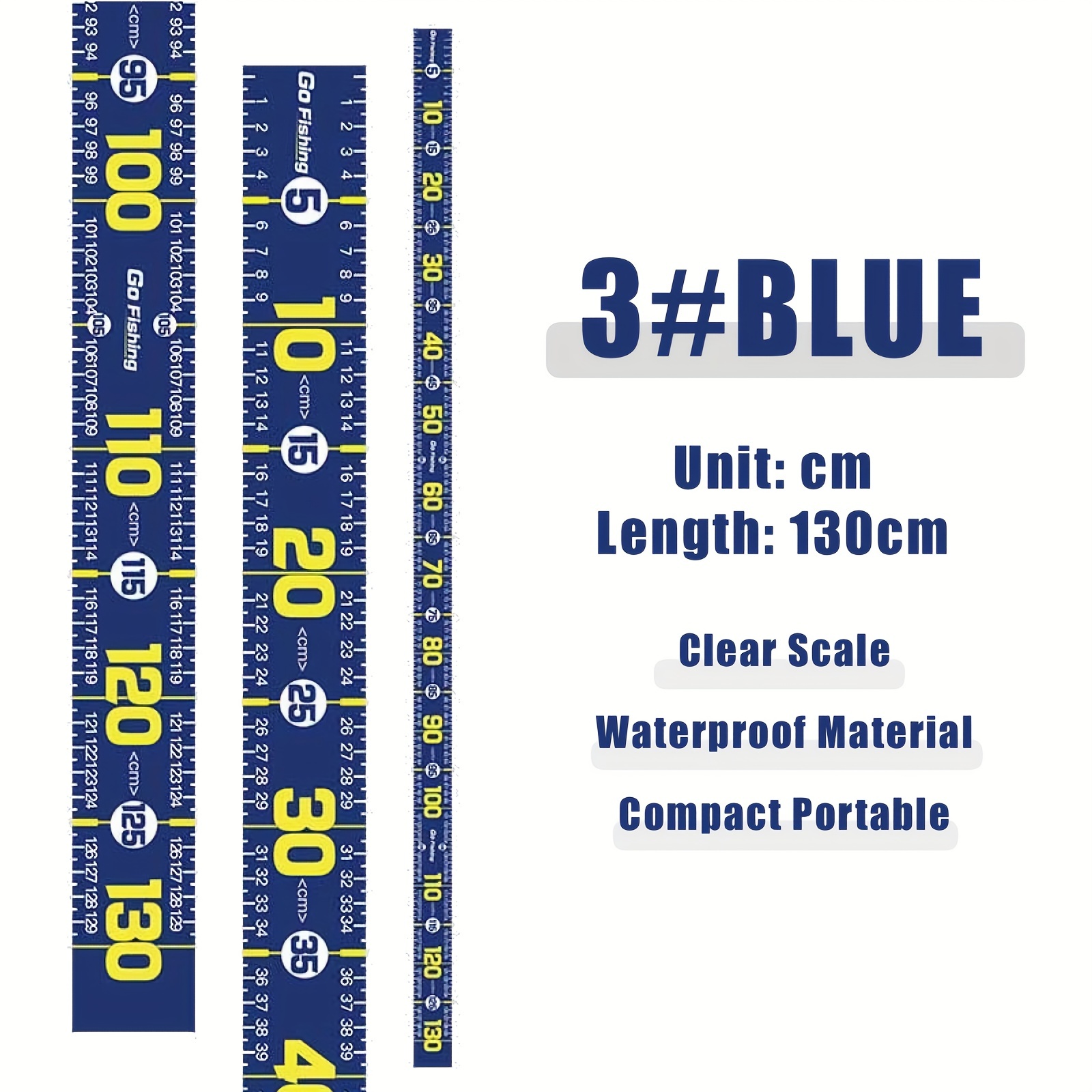 Flexible Fishing Measuring Tape Double Scale Ruler For - Temu