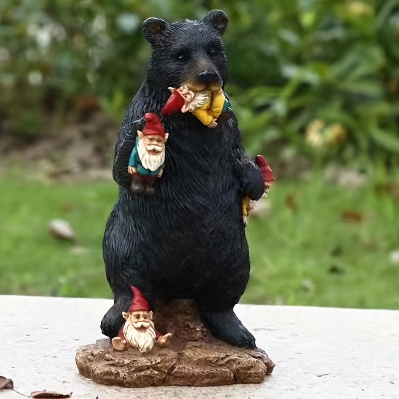 Vintage Large Brass Bear Animal Figurine