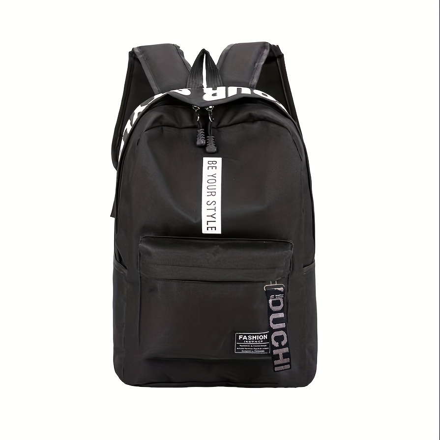 The Basic Canvas School Backpack, Black