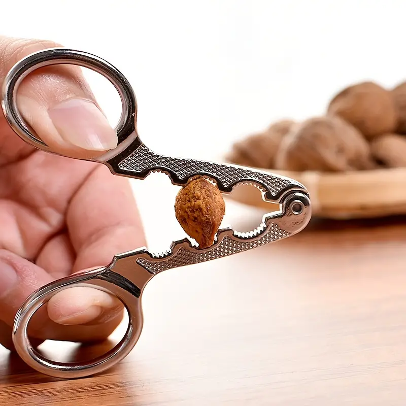 1pc nuts pistachio opener clamp melon seed plier scissor nut cracker opener clamp details 2