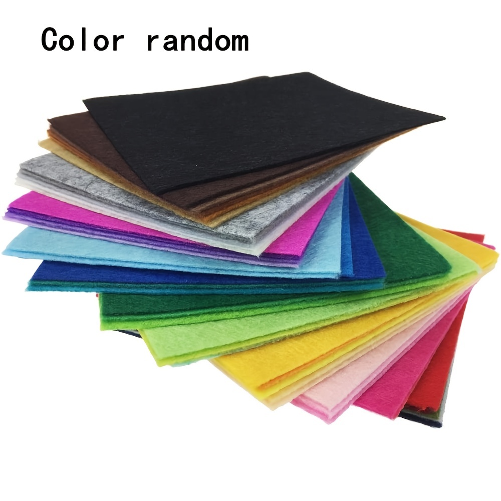A4 Inch Adhesive Backed Felt Fabric Sheets Assorted - Temu