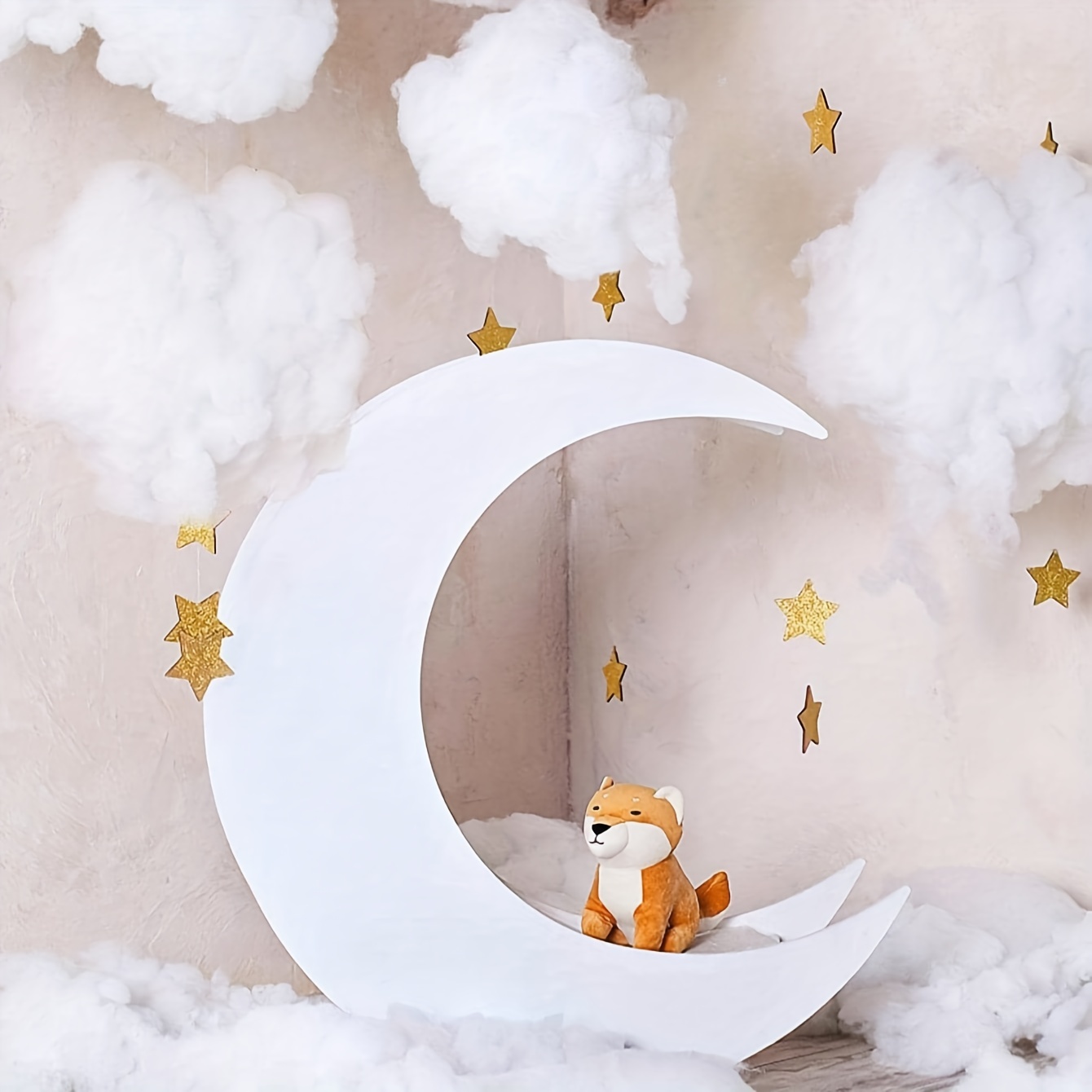 Large Artificial Cotton Clouds Decoration for Kids Ceiling Interior