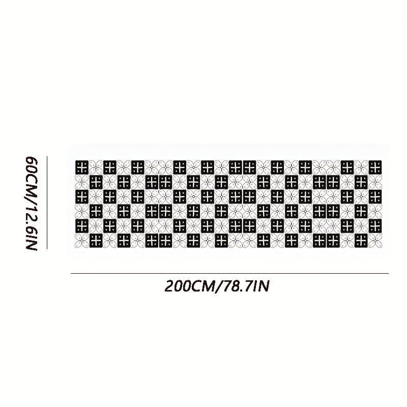 Modern Minimalist Strip Floor Mat Nordic Style Extra long Corridor Carpet