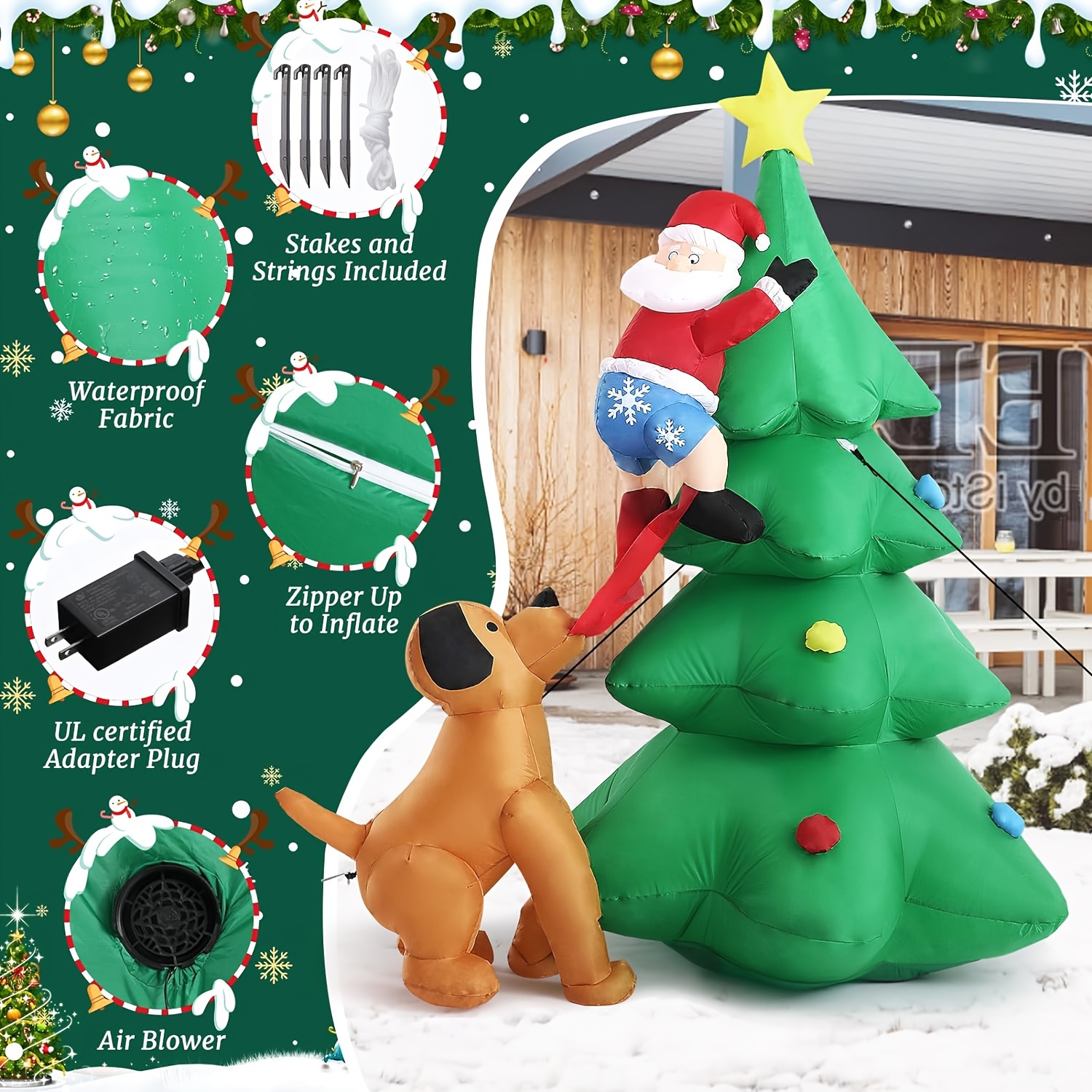 Christmas Tree Christmas Inflatables & Outdoor Decor