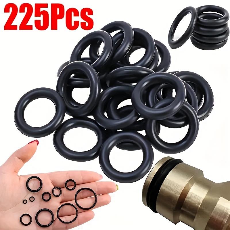 1200Pcs Rubber O-ring Gaskets Seal Ring Set Nitrile Rubber High