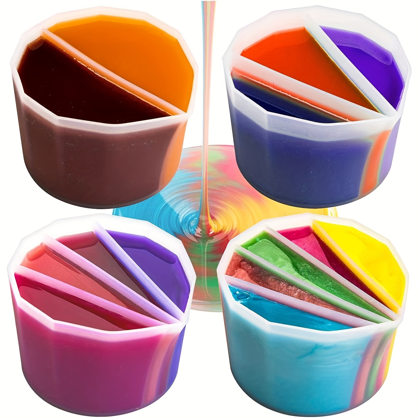 mini) Tiny Split Cup For Paint Pouring Suitable For Small - Temu