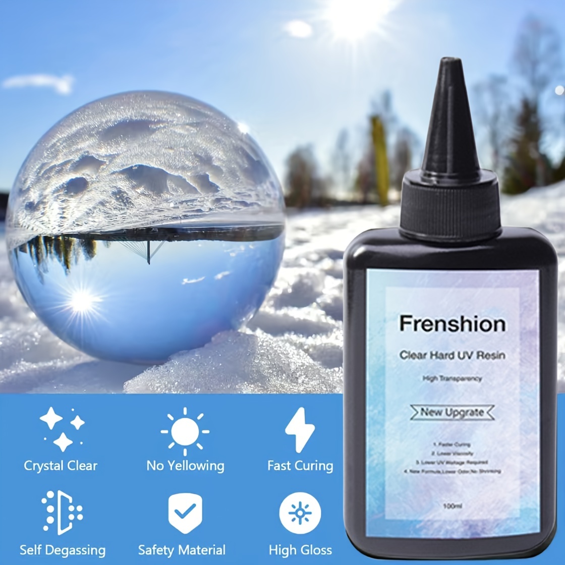 frenshion cheap clear uv resin glue