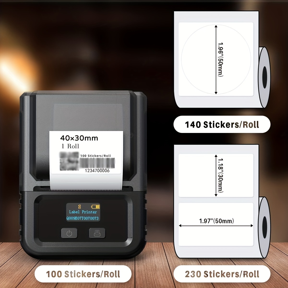 Label Maker wireless Phomemo M120 Label Printer Handheld - Temu Canada