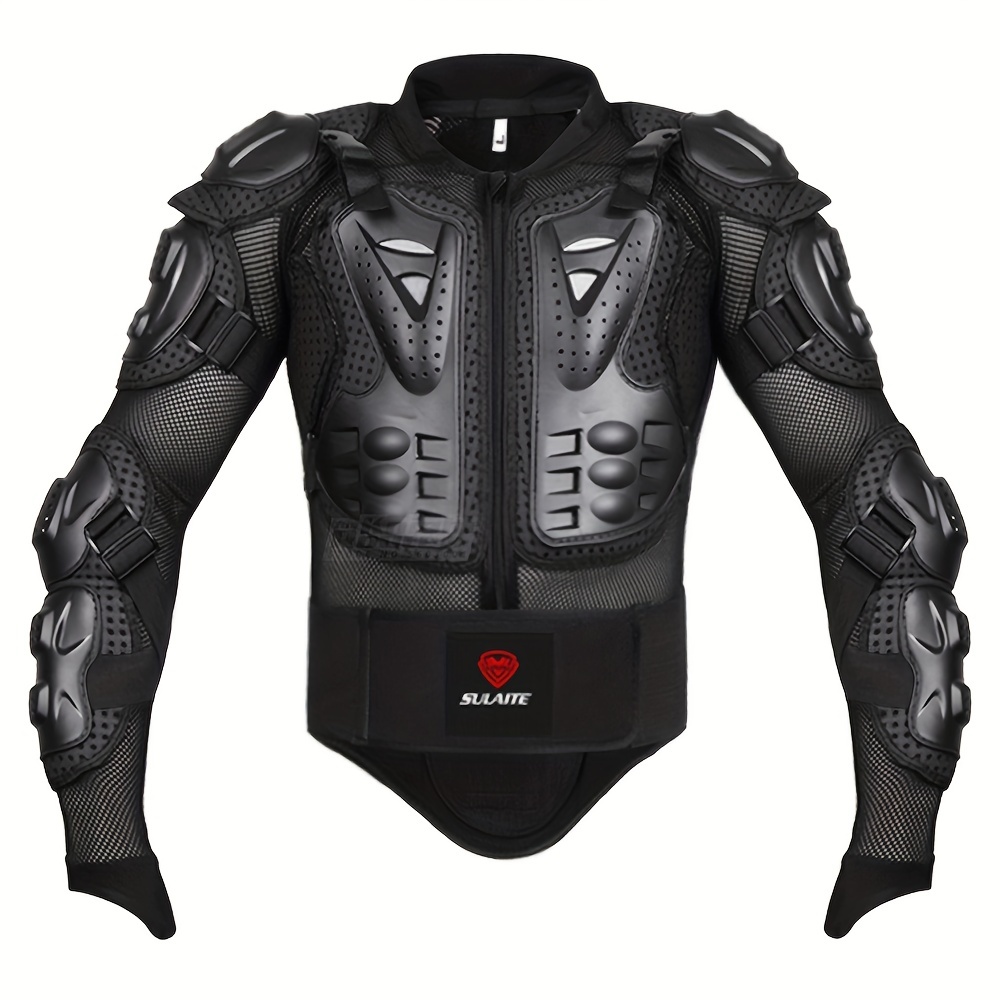 Chaqueta de motociclista de cuero, para hombre, chaqueta clásica de  motociclista con protección CE : Automotriz 