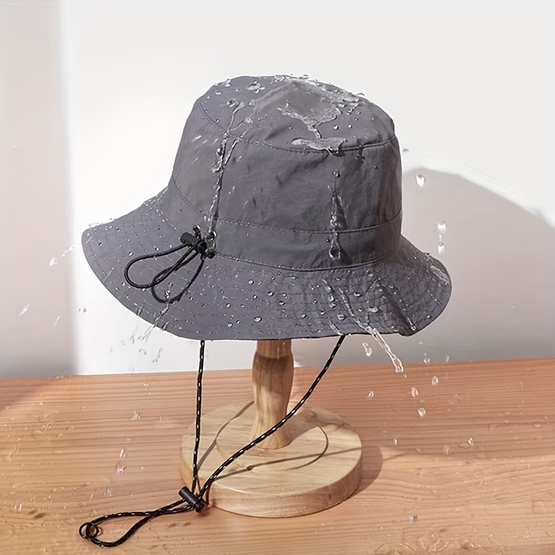 Outdoor Casual Waterproof Sunscreen Bucket Hat Fishing - Temu United Arab  Emirates