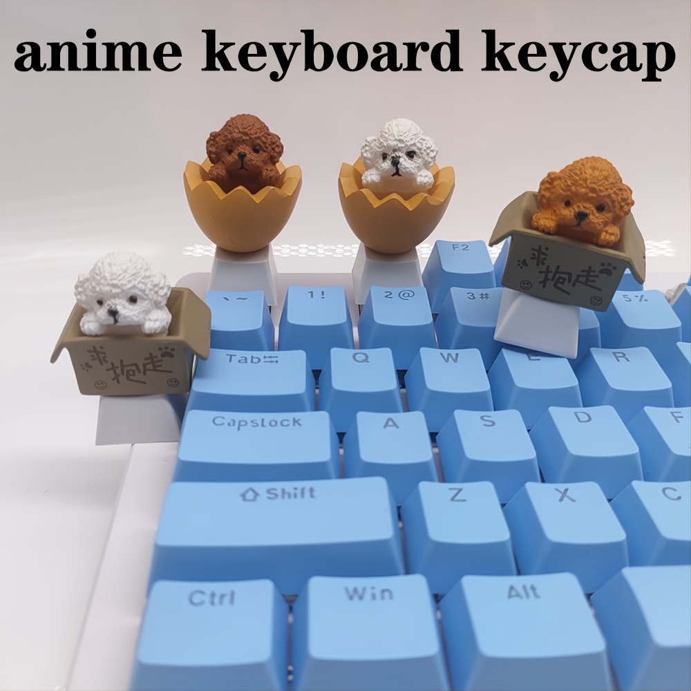 Goldfish Ornaments Accessories Mechanical Keyboard Keycaps Anime Kawaii  Cute Cartoon Cherry MX Handmade Custom Artisan Keycap R4