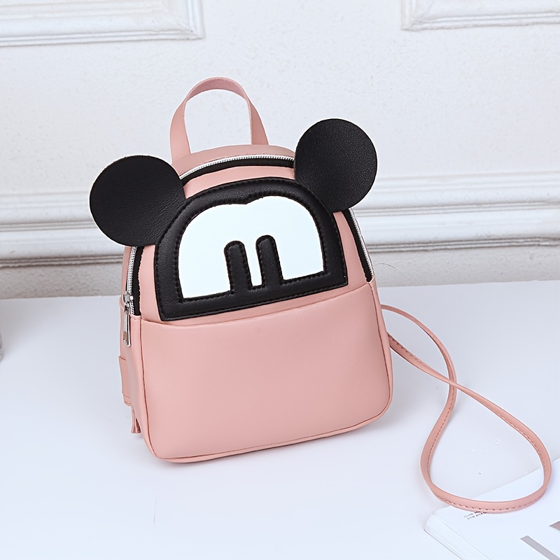 Disney Mickey Mouse Backpack For Girl Women Lady Luxury Designer Large  Capacity Handbags Student Shoulder Bag New 2022 - Wallets - AliExpress