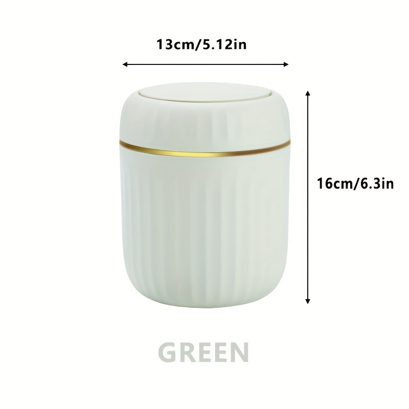 Desktop Mini Trash Can, Creative Cute Tall/short Garbage Can, Office Small  Waste Paper Bucket, Household Living Room Bathroom Dresser Countertop  Rubbish Can, Home And Office Supplies, Back To School Dorm Supplies 