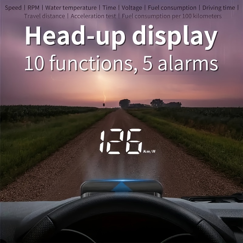 Head Up Display Car HUD Universal 5.8-inch Screen (Multicolour) :  : Car & Motorbike