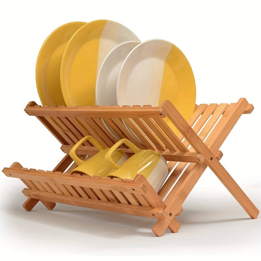 Wooden Dish Rack - Temu