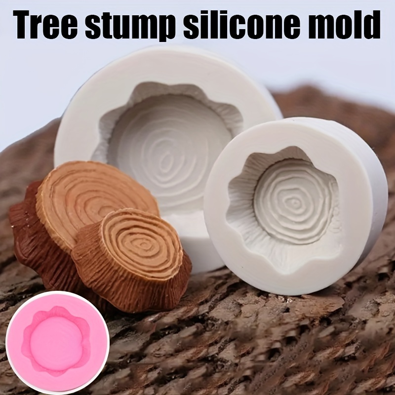 3d Silicone Tree Trunk Chocolate Mold For Diy Cake Decorating And Baking -  Perfect For Fondant, Ice Cube Trays, And Kitchen Gadgets - Temu