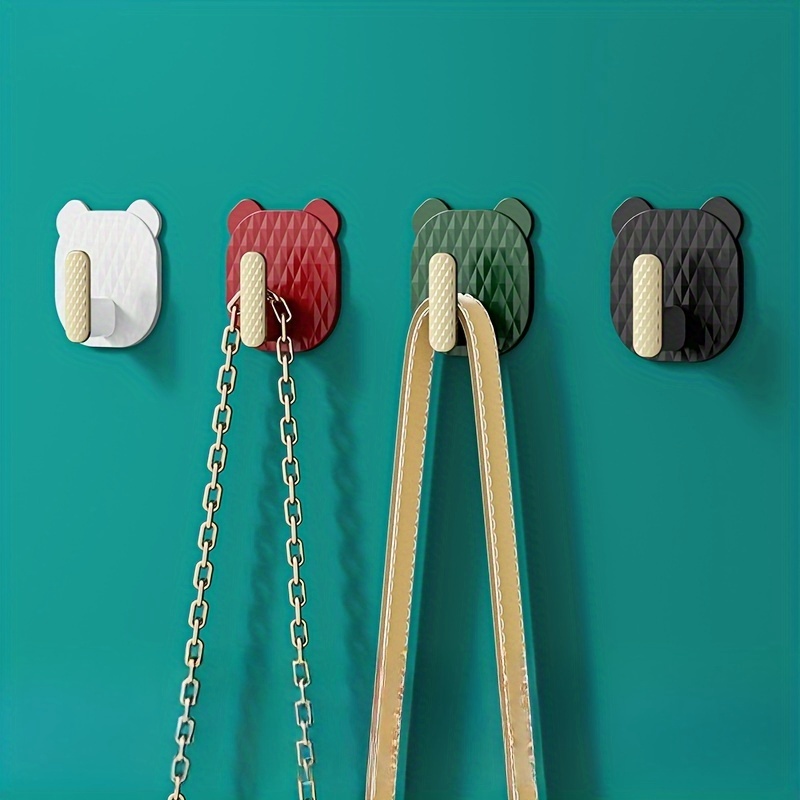 Cute Mushroom Wall Hanging Hook Self Adhesive Single Wall - Temu