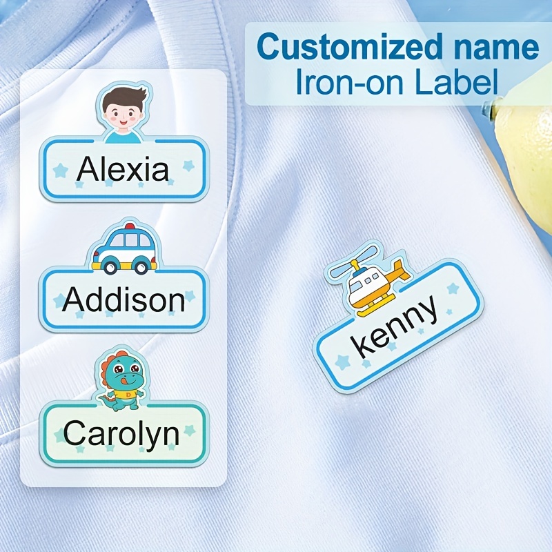 Iron On Name Labels For Clothing