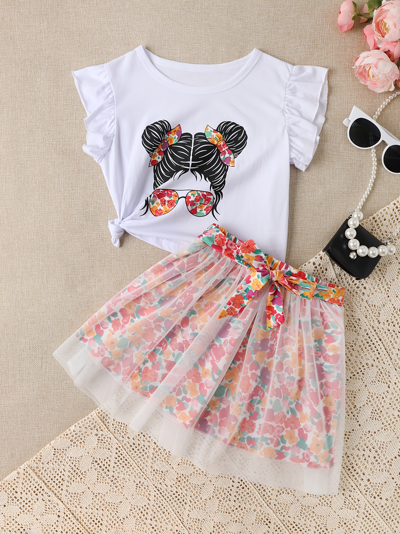 Girls Clothes Size 8 Outfits Kids Girls Summer Sleeveless Vest Tops Flower  Skirt 2PCS Clothes for (Pink, 11-12 Years) : : Clothing, Shoes &  Accessories