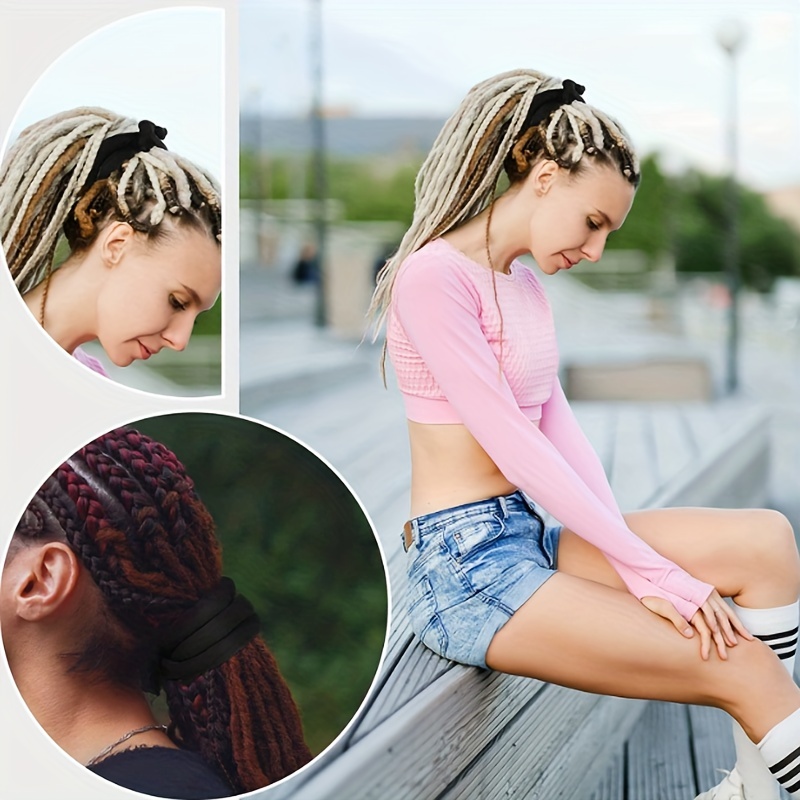 Temu 1Pcs Spiral Lock Hair Tie, Scrunchie, Hair Band Dreadlock Accessories Ponytail Holders Colorful Dreadlocks Strong Wire Hair, Christmas Gifts, Rope