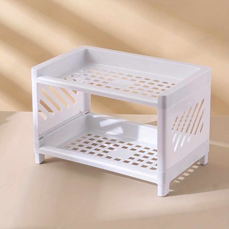 Double Layer Desktop Stationery Rack Storage Holder Multi - Temu