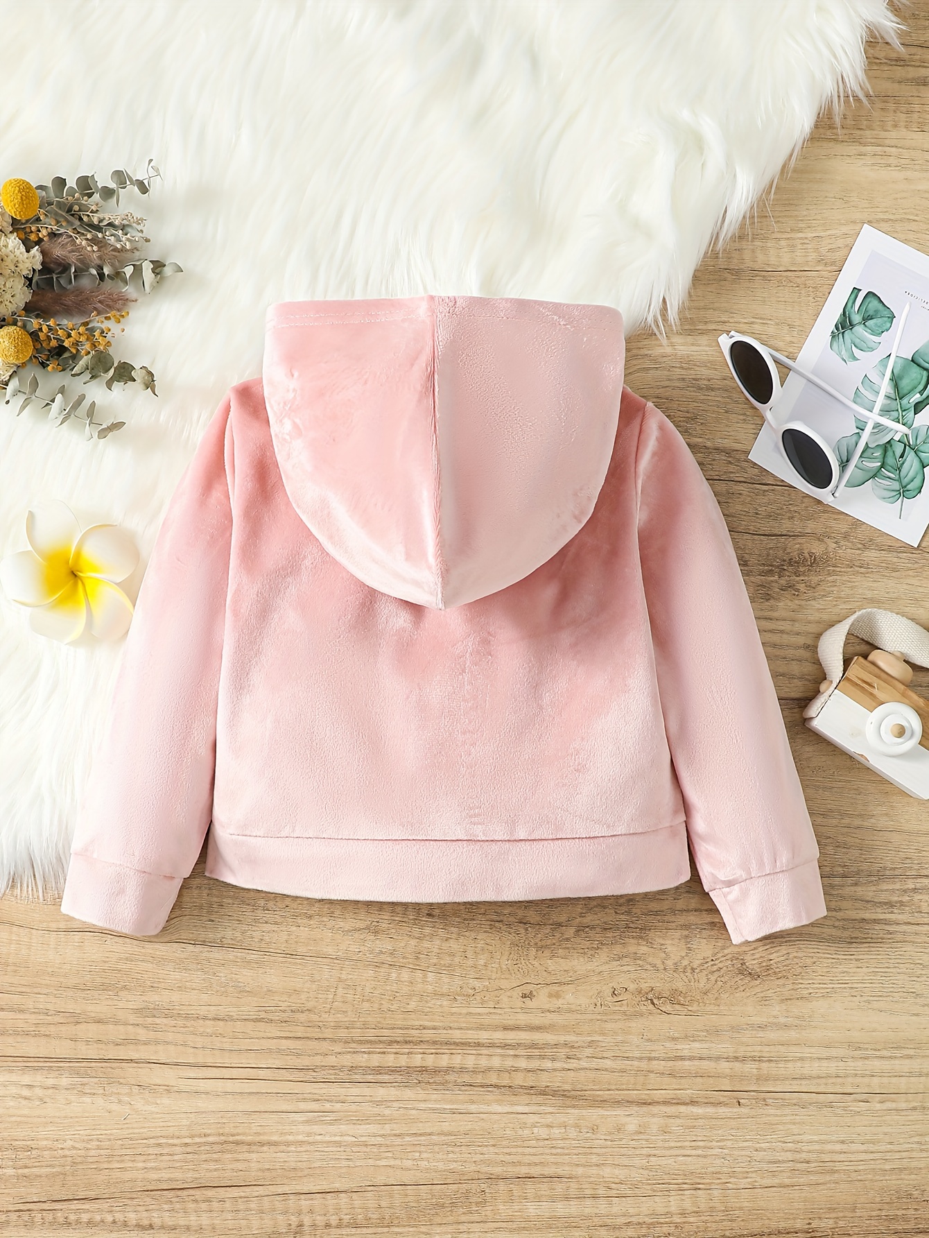 Contrast embroidered clearance letter fleece hoodie