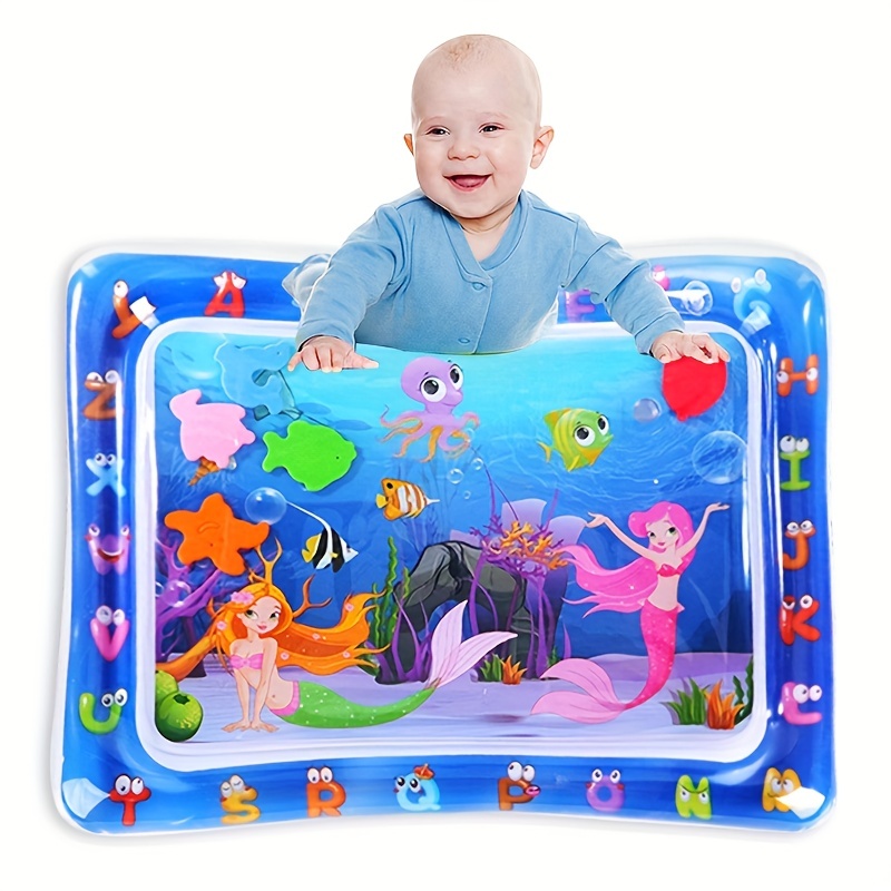  Infinno Tummy Time Water Mat for Babies, Baby Toys for 3 6 9  Months Girls and Boys Sensory Development, Great Gift Idea for Newborns :  Toys & Games