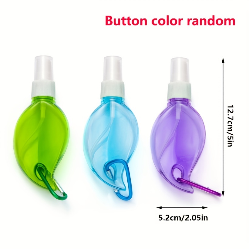 5pcs Small Spray Bottle 50ml, Travel Size Mini Mist Water Spray Bottles,  Portable Hand Sanitiser Alcohol Fine Spray Bottle, Plastic Refillable Empty