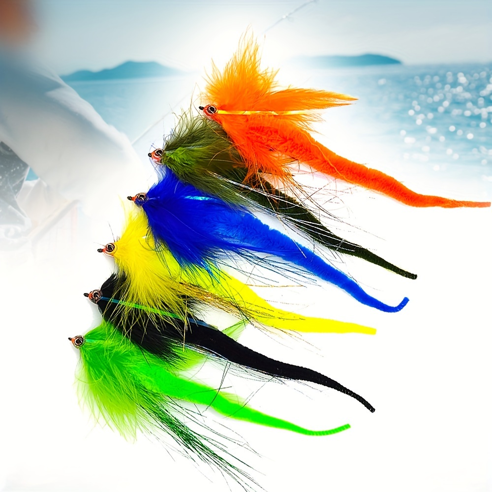 

1pc Artificial Fishing Lure With 3d Eyes, Colorful Fly Fishing Bait For Bass Pike Trout Salmon, Fishing Accessories