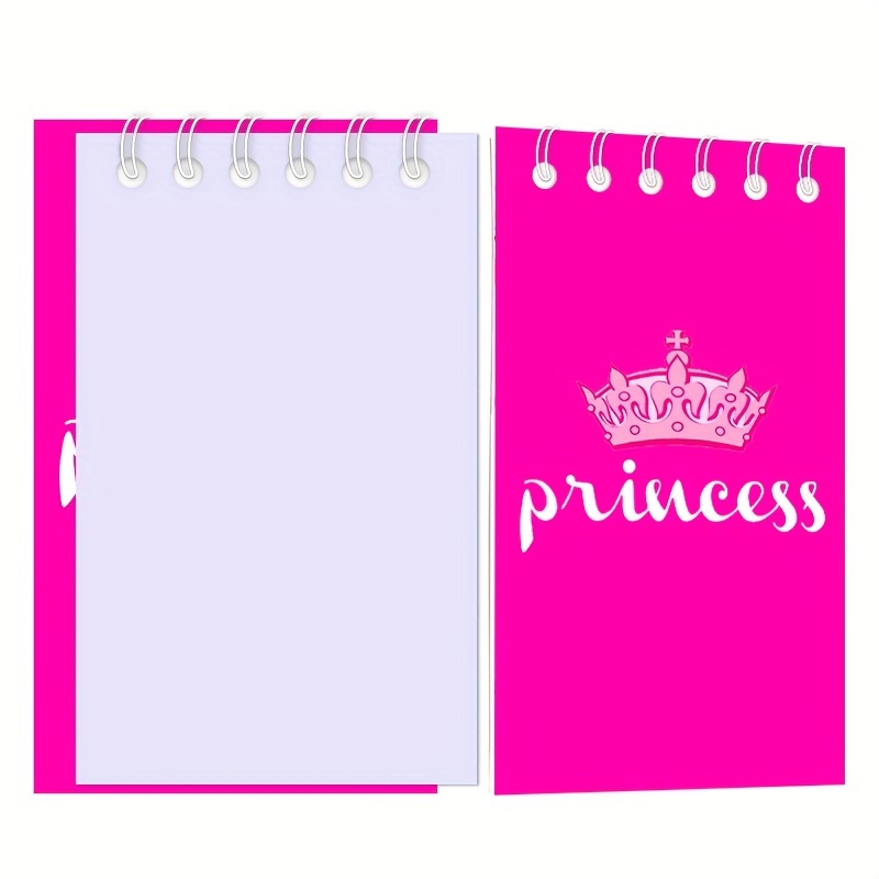 8pcs, Mini Cuadernos Para Fiesta De Cumpleaños Temática De Princesa Para  Niñas, Bolsas De Regalo Para Carnaval, Diarios, Cuadernos, Recompensas Para  E