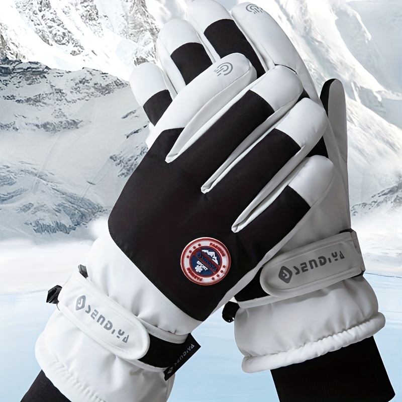 Guantes Esquí Invierno Mujer Guantes Impermeables Snowboard - Temu