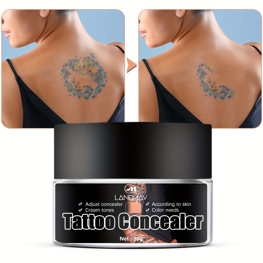 Tattoo Concealer Waterproof, Scar Cover Up Makeup Waterproof, Professional  Skin Concealer Set for Dark Spots, Scars, Vitiligo, Body Makeup Cover  (Naked Beige,2PCS)