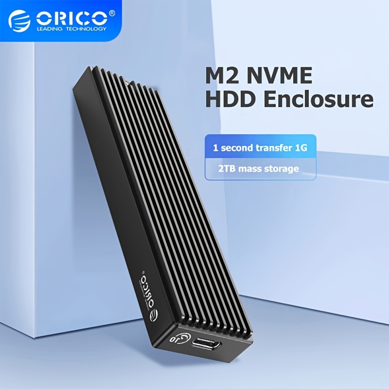 ORICO NVMe M.2 Enclosure 2TB M.2 SSD Enclosure USB3.1 Gen2 Type-C