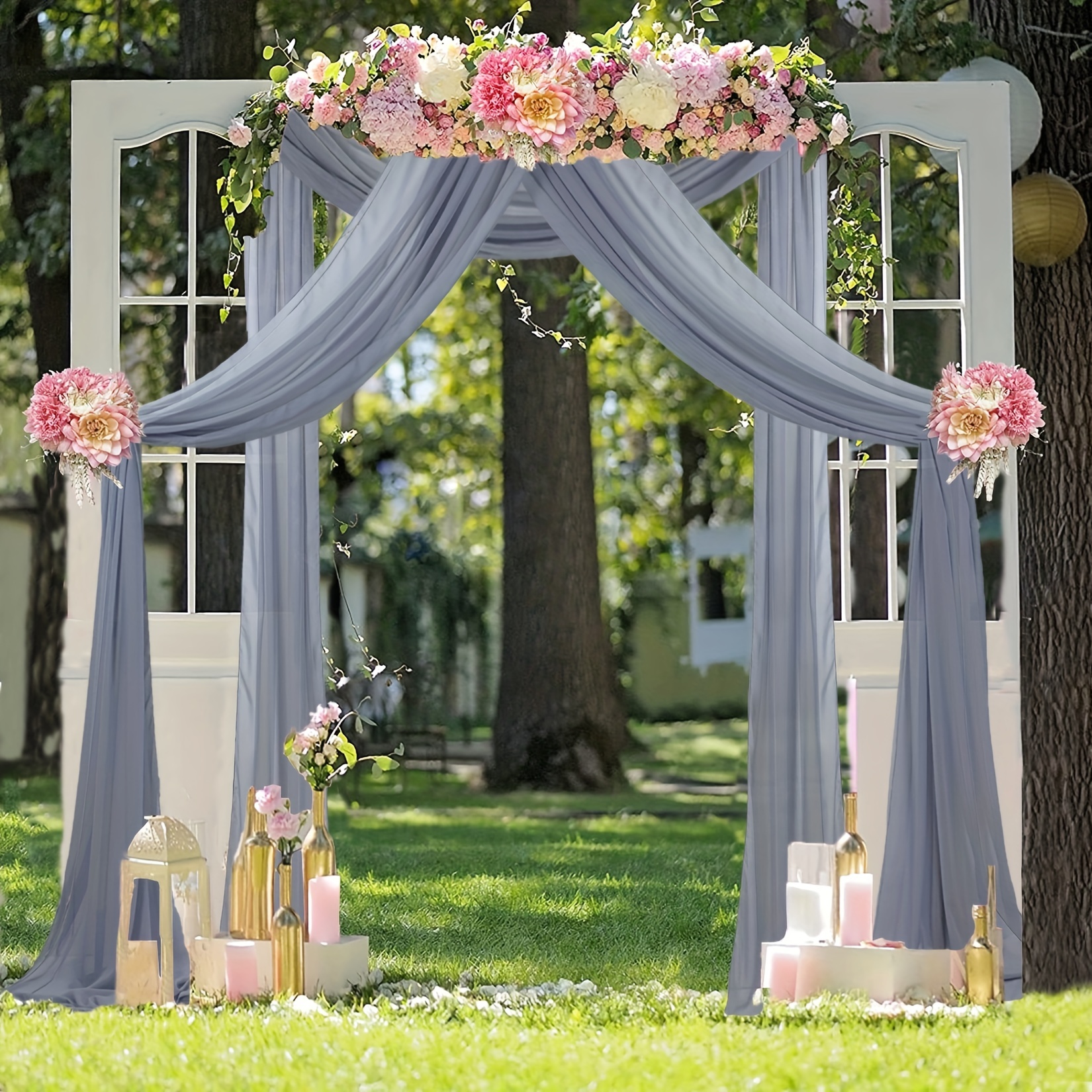 Wedding Arch Draping Fabric wedding Arch Drapes Decorations - Temu