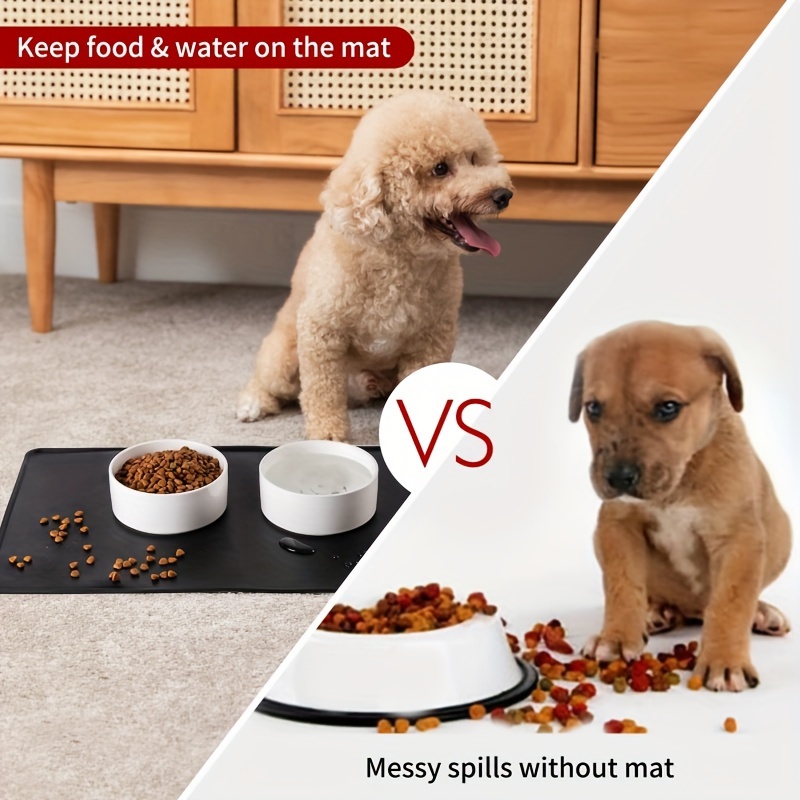 1PC,Cat food mat,dog mat for food and water,dog bowl mat,pet food