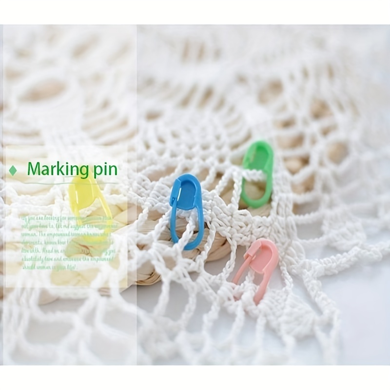 Knitting Stitch Counter Crochet Locking Stitch Markers Pin Hook Needle  1000pcs