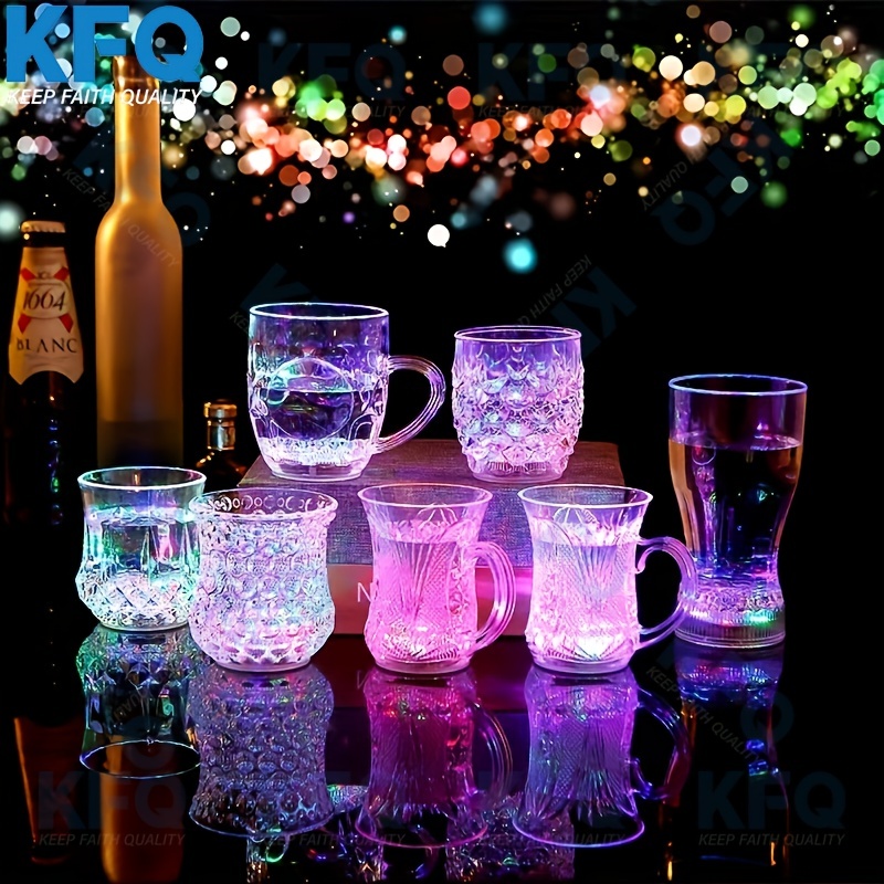 Light Up The Party: Led Flash Cup With Sensor Switch Fun - Temu