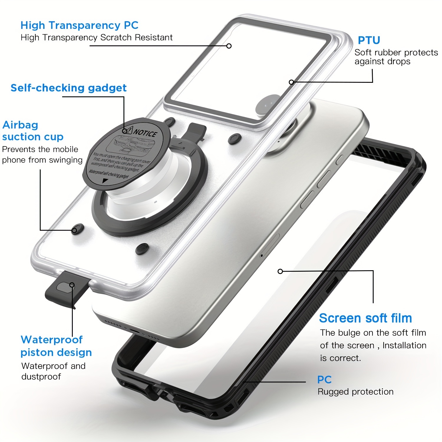 GILI Waterproof Phone Case Universal