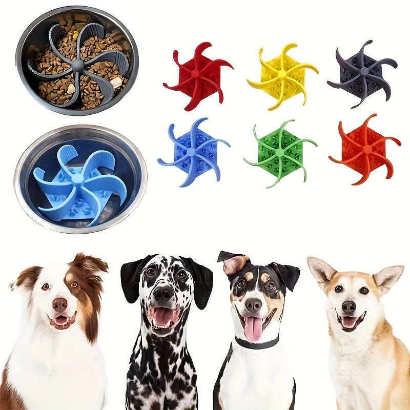 Slow Feeder Dog Bowl Insert Soft Silicone Dog Puzzle Food - Temu