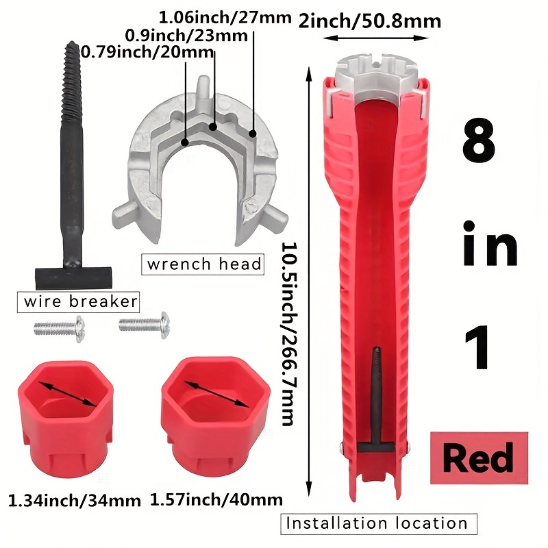 Acheter Clé de salle de bain d'évier multifonctionnelle, outil